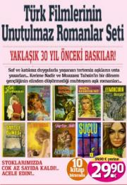 Türk Filmlerinin Unutulmaz Romanlar Seti (10 Kitap Birarada) Yaklaşık 30 Yıl Önce ki Baskılar!