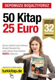 50 Kitap 25 Euro - Satış Rekoru Kıran Ve Dağlar Yankılandı Kitabı Hediye